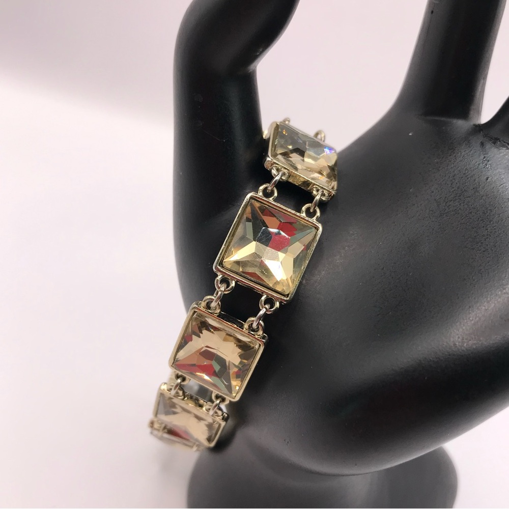 The Limited Gold-Tone & Faceted Crystal Bracelet - Picture 2 of 8